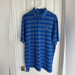 Men’s three button collared shirt.  Size XL.  Loose fit.